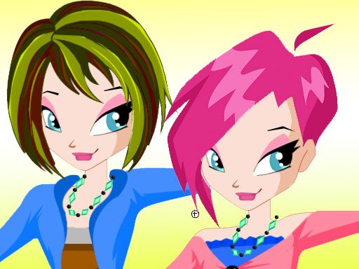Winx Tecna Dressup Race
