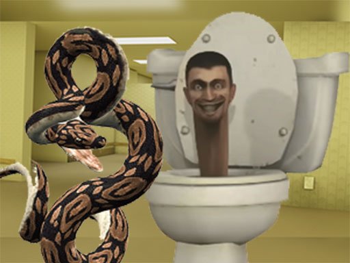 Python Snake Kill Skibidi Toilet Backrooms Escape