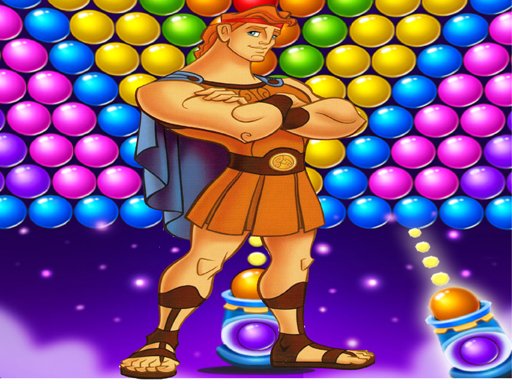 Play Hercules Bubble Shooter Games Land Dash