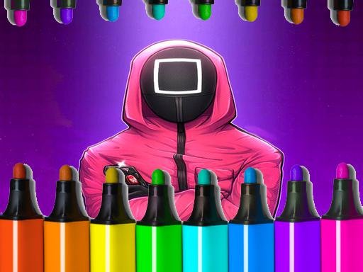  Squid Game Coloring Book s2 Battle