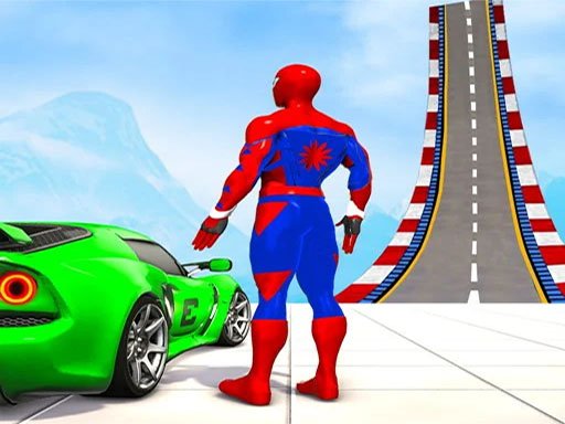 ZigZag Car Spiderman Racer 3D Mode Arena