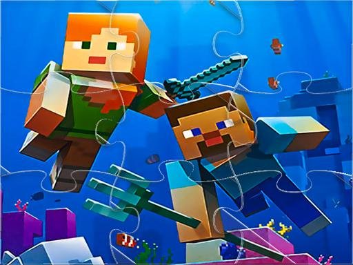 Minecraft Jigsaw Puzzle Land