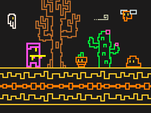 Line Pixel Adventure Story Fun