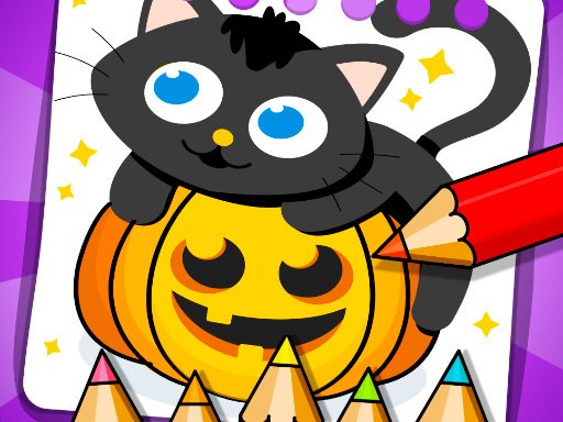  Halloween Coloring Games Jump