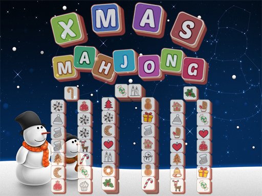 Xmas Mahjong Tiles Fun Jump