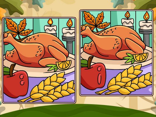 Thanksgiving Spot The Differences Dash