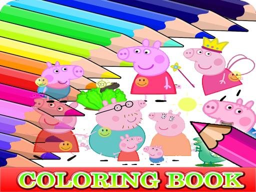 Coloring Book for Peppa Pig Island