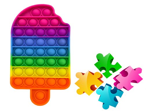 Pop It Jigsaw Island Run