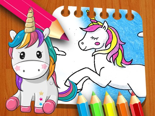 Unicorn Coloring Book Adventure Saga