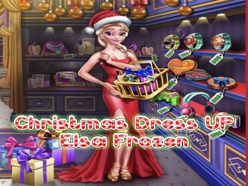 Elsa Frozen Christmas Dress up Arena Story