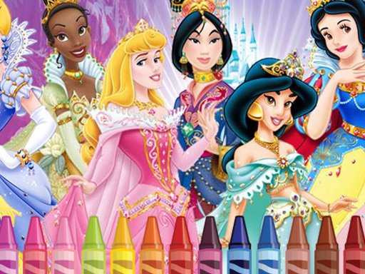 Princess Coloring Race Arena