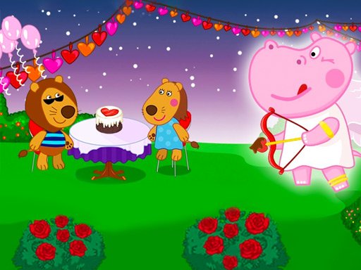 Hippo Valentine Cafe Land Battle