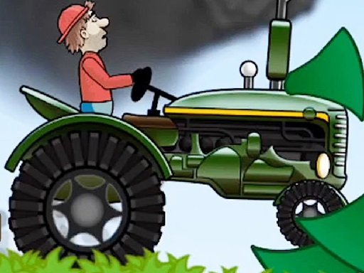 Tractor Driving Hill Climb 2D Jump