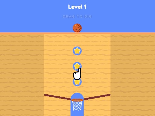 Basketball Dig Race Odyssey
