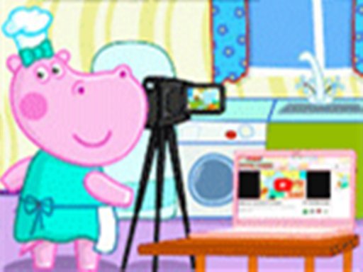 Hippo YouTube Desserts Video Filming Land