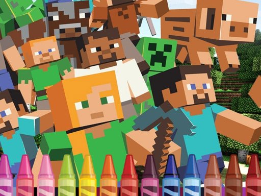 4GameGround  Minecraft Coloring Legends Land