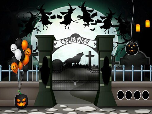 Halloween Cemetery Escape 2 Island Jump