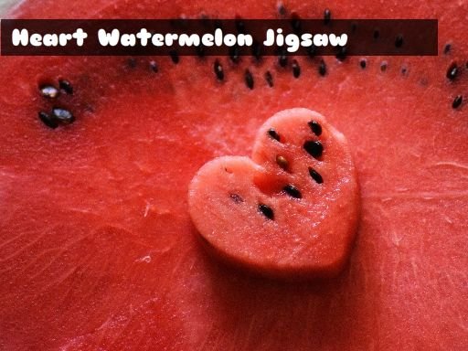 Heart Watermelon Jigsaw Odyssey