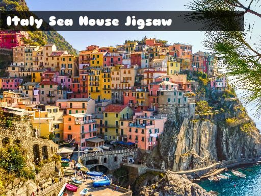Italy Sea House Jigsaw World