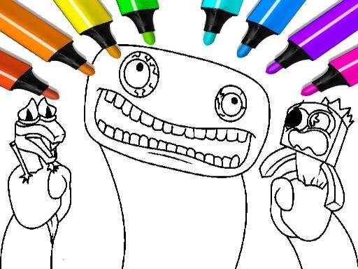 Garten of Banban Coloring Games Saga Race