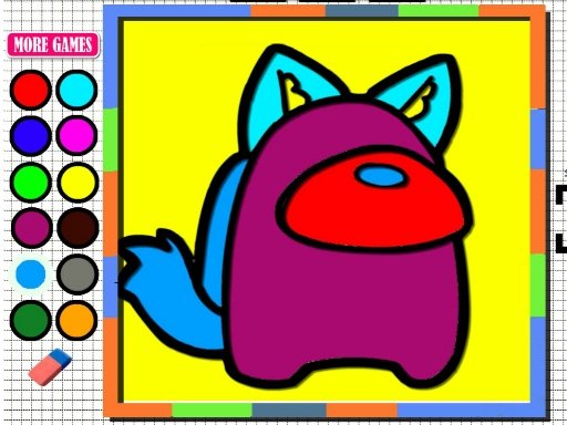 Among Us Coloring Fun Island