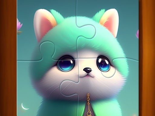 Cute Cat Jigsaw Puzzle Land Battle