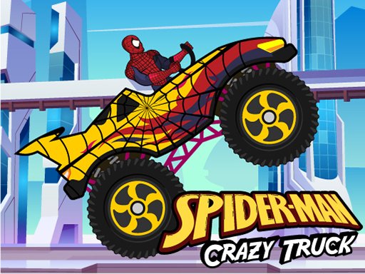 Spiderman Crazy Truck Island Race