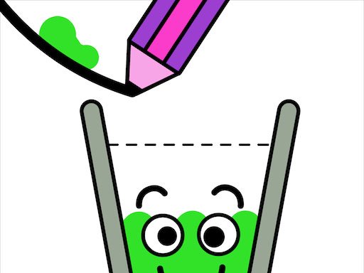 Fill Juice Glass Jump Race