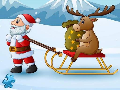 Funny Santa Jigsaw Quest Mode