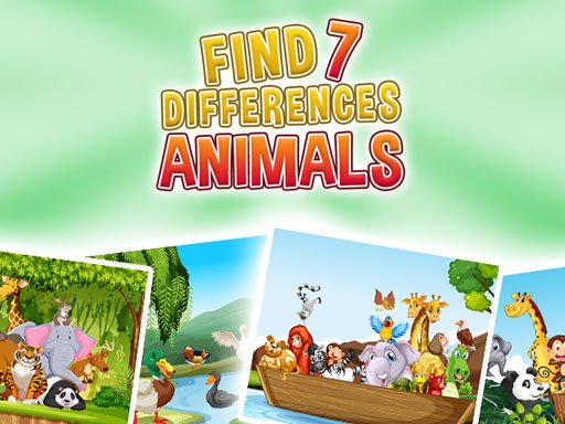  Find 7 Differences  Animals Mode