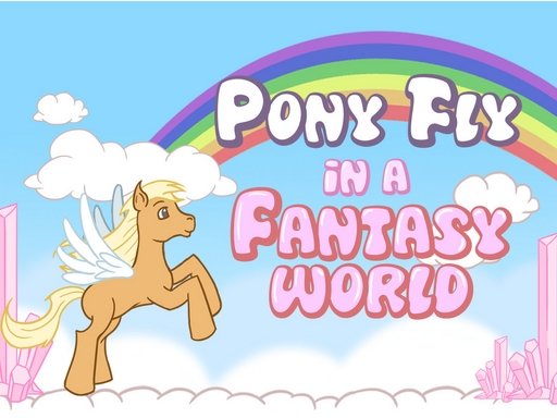  Pony fly in a fantasy world Land Odyssey