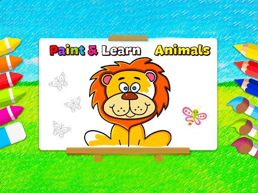  Paint and Learn Animals Jump