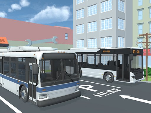 City Bus Parking Challenge Simulator 3D Jump World
