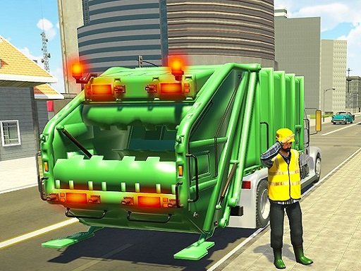 American Trash Truck Simulator Game 2022 Saga
