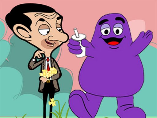 When Mr Bean meet Grimace Saga
