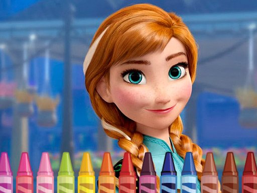Anna Frozen Coloring Escape