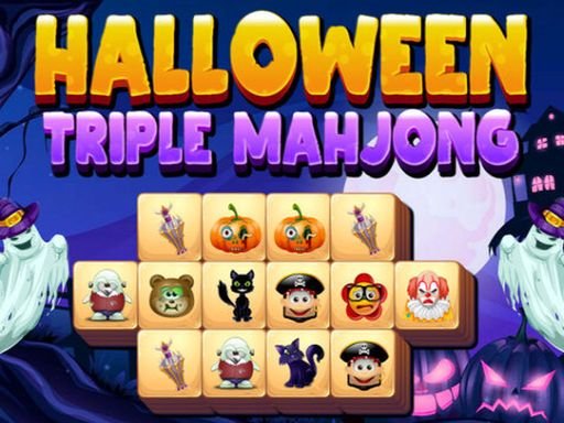 Halloween Triple Mahjong Mission Dash