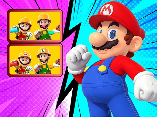  Super Mario Differences Puzzle Land