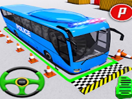 Police Bus Parking Simulation Land Quest
