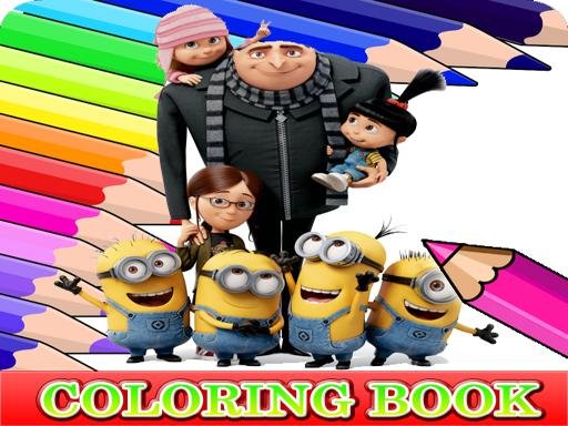 Coloring Book for Despicable Me Printable Land Fun