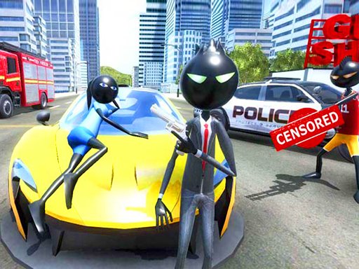 Amazing Crime Strange Stickman Rope Vice Vegas Mode Island