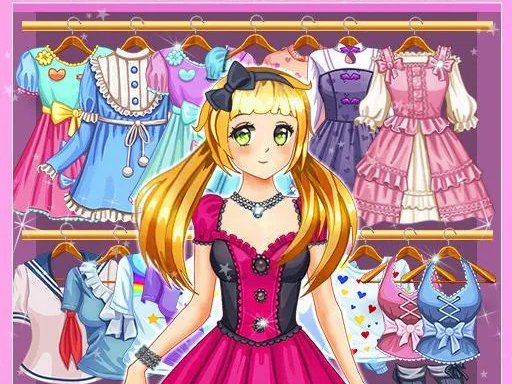 Anime Kawaii Dress Up Game for Girl Race Escape