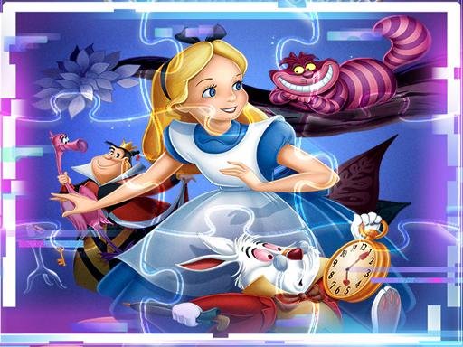 Alice in Wonderland Match3 Puzzle Island