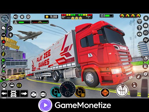 Crazy car transport truck Race Escape