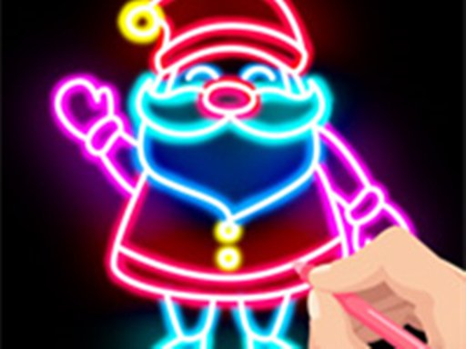 Draw Glow Christmas  Draw and Color Quest
