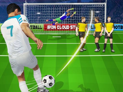 Soccer Strike Penalty Kick Jump