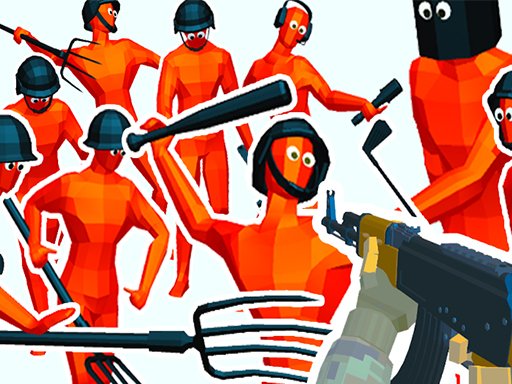 Funny Shooter  Destroy All Enemies Jump Dash