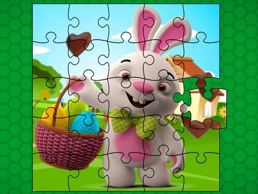 Easter Bunny Eggs Jigsaw Escape Legends