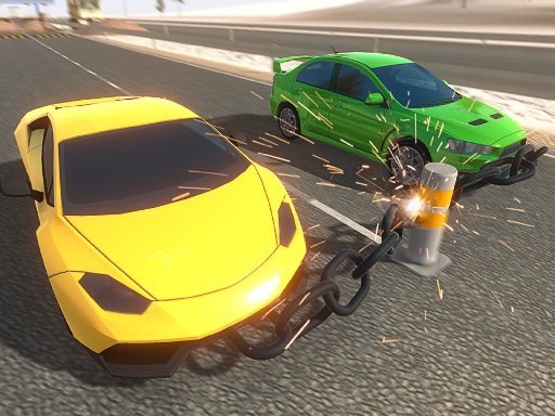 Chain Cars Impossible Stunts Jump
