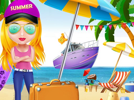 Girl Summer Vacation Beach Dress up Escape Mission